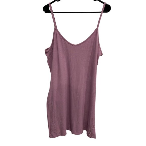 Stars Above NWT Beautifully Soft Ribbed Pink Slip Lounge Dress SZ XXL - Picture 1 of 9